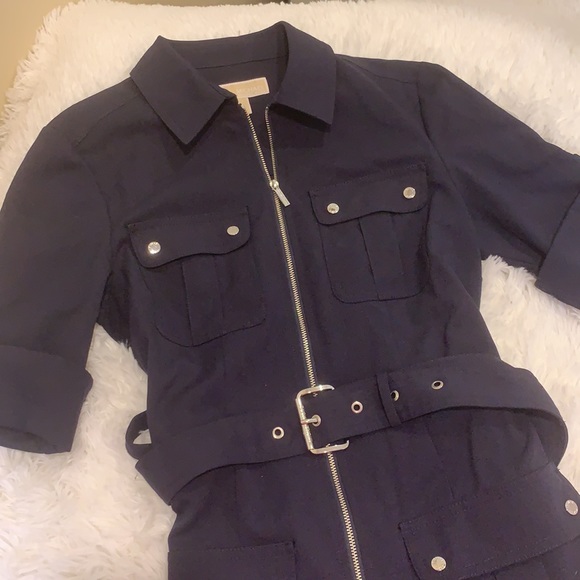 Michael Kors 4 pocket dress belted dress size smal - Picture 2 of 6
